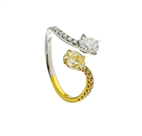 Anello Babila Milano Donna in Oro bianco Diamante 292715FBG